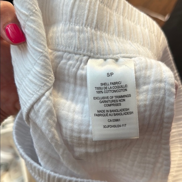 Denver Hayes High Waist White Cotton Shorts size S - Picture 6 of 6